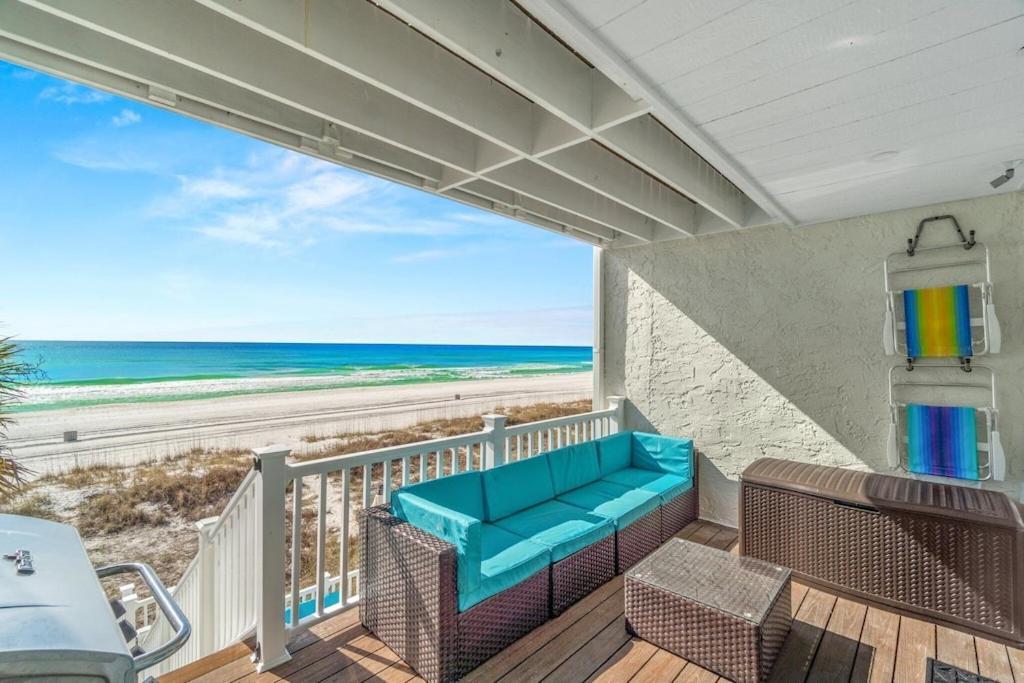 Newly Remodeled Beachfront Townhome - Sleeps 14 Panama City Beach Eksteriør bilde