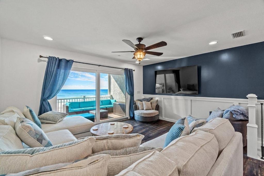 Newly Remodeled Beachfront Townhome - Sleeps 14 Panama City Beach Eksteriør bilde